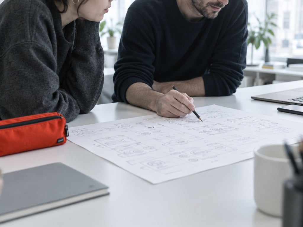 Comment se déroule une phase de conception en UX/UI Design ?