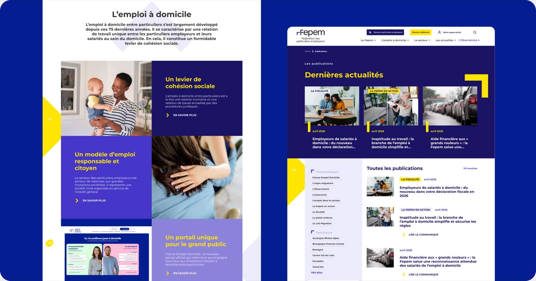 FEPEM — site institutionnel et particulieremploi.fr