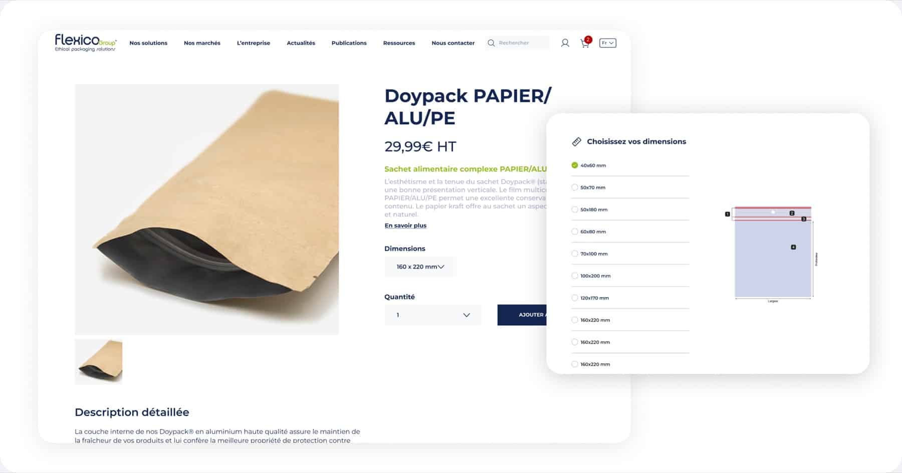Flexico — refonte vers e-commerce WooCommerce