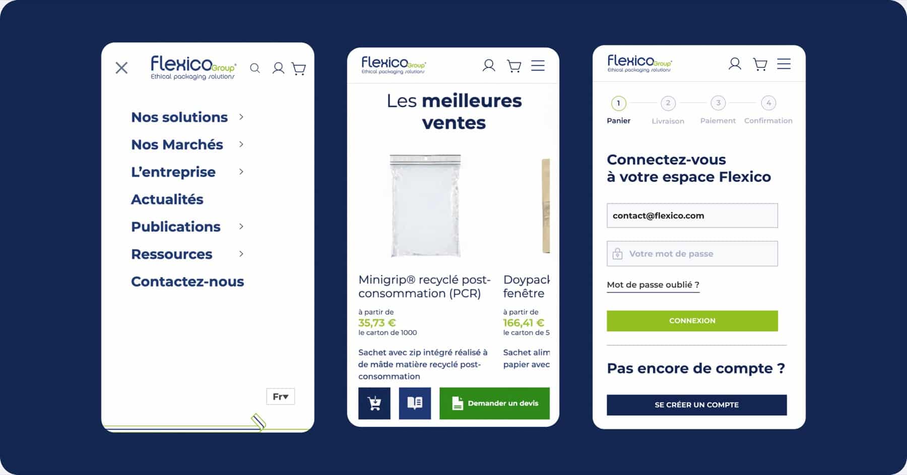Flexico — refonte vers e-commerce WooCommerce