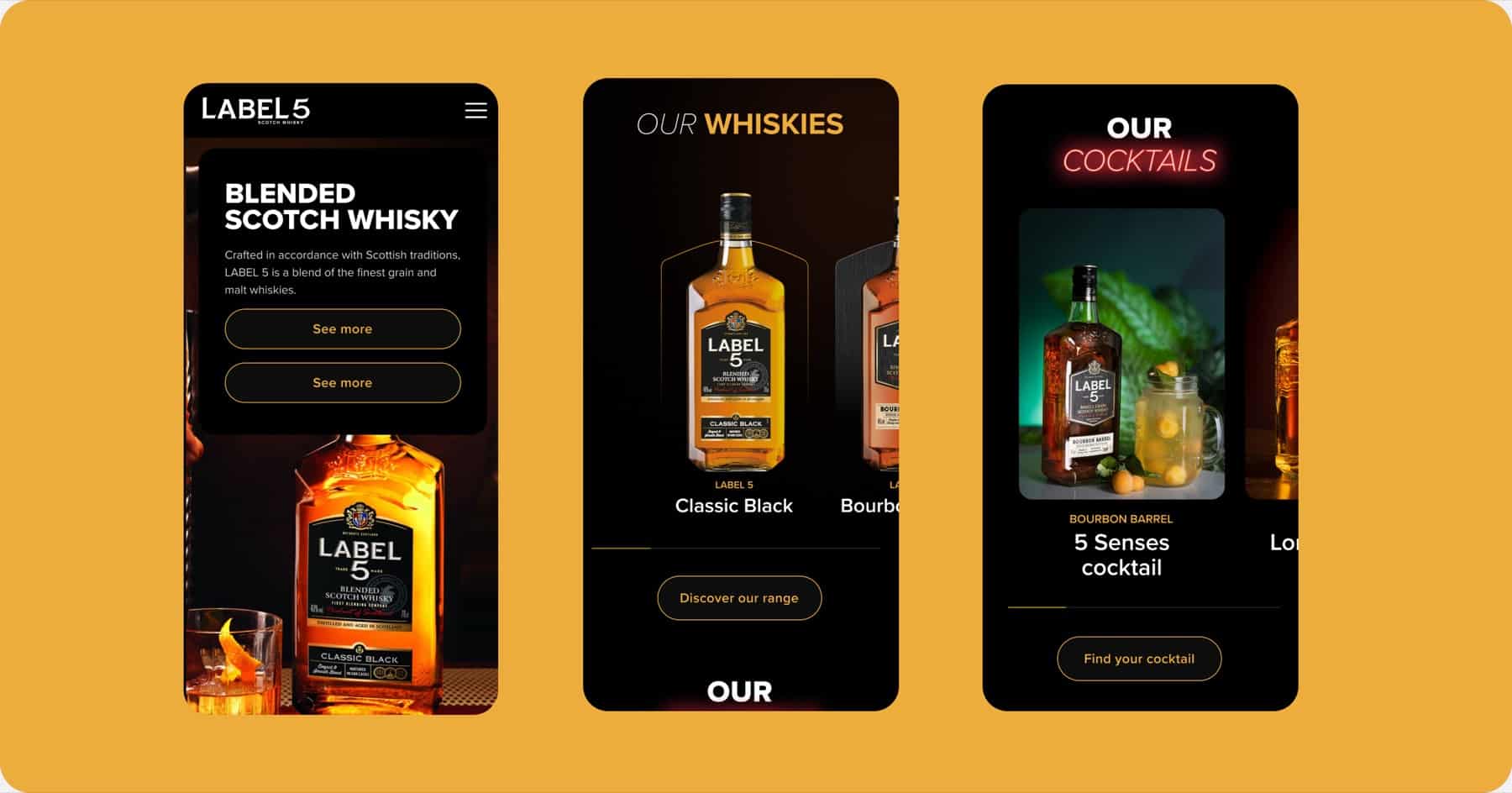 Label 5 — refonte du site vitrine premium