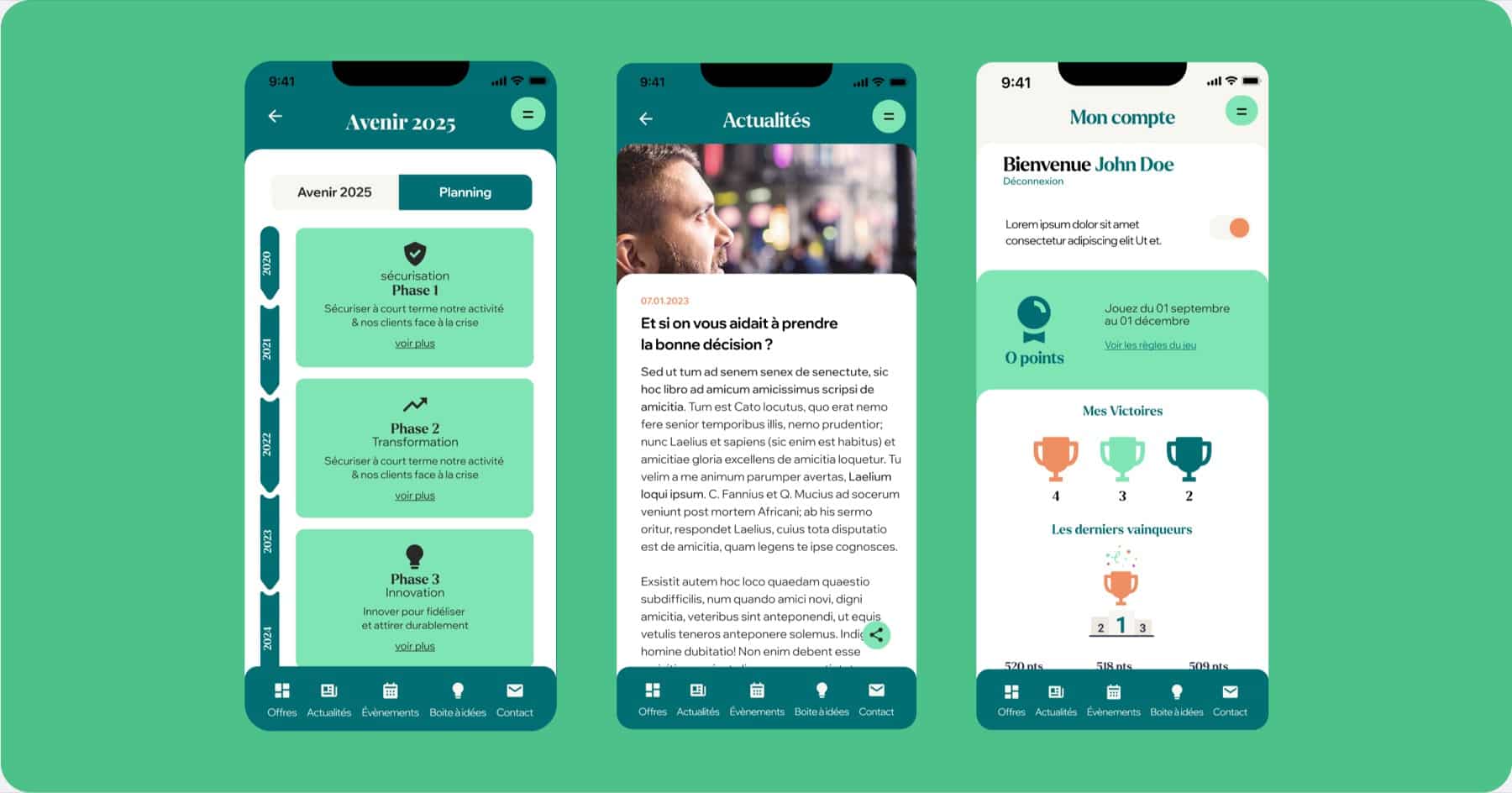 My Garance — application ambassadeurs