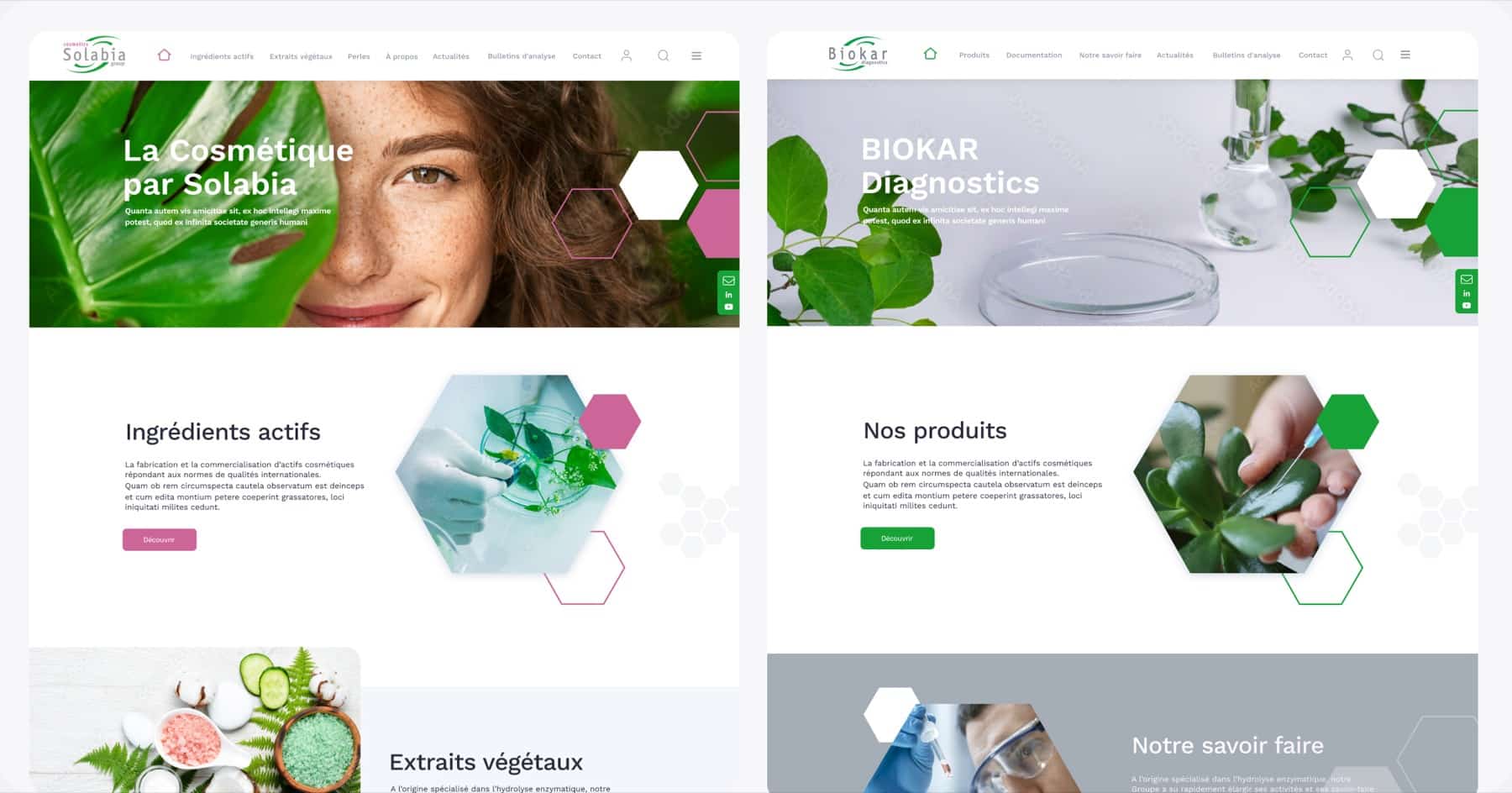 Solabia — multisite WordPress business units