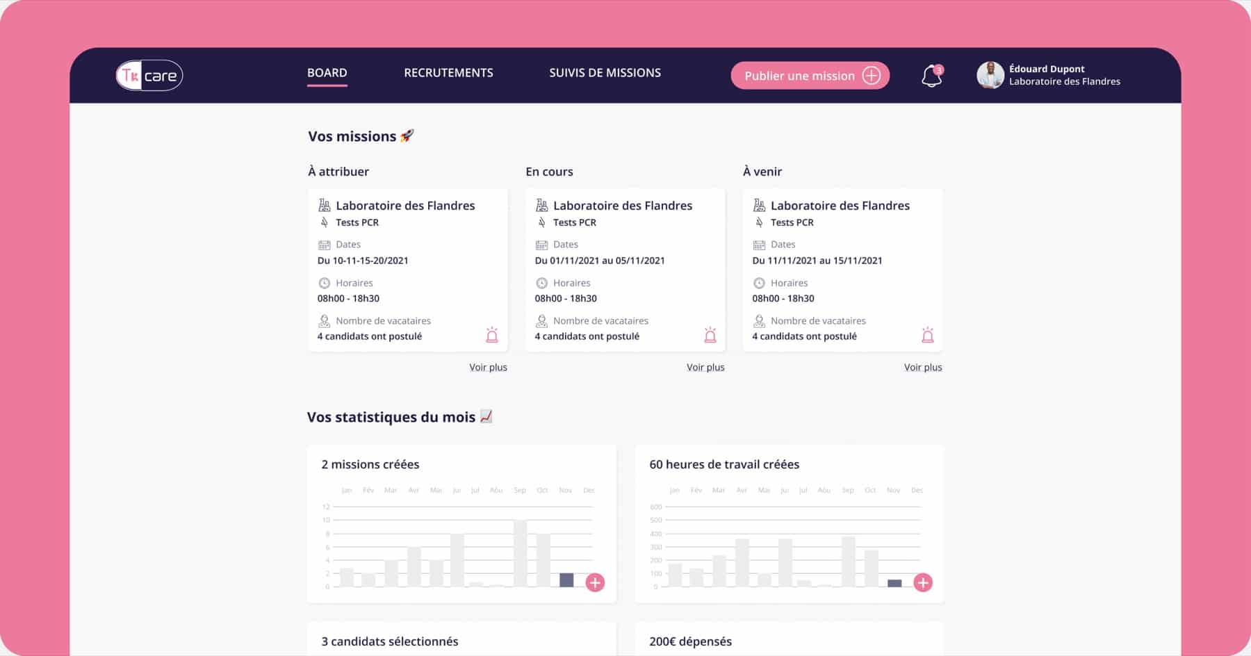 TKCare — plateforme de matching paramédical