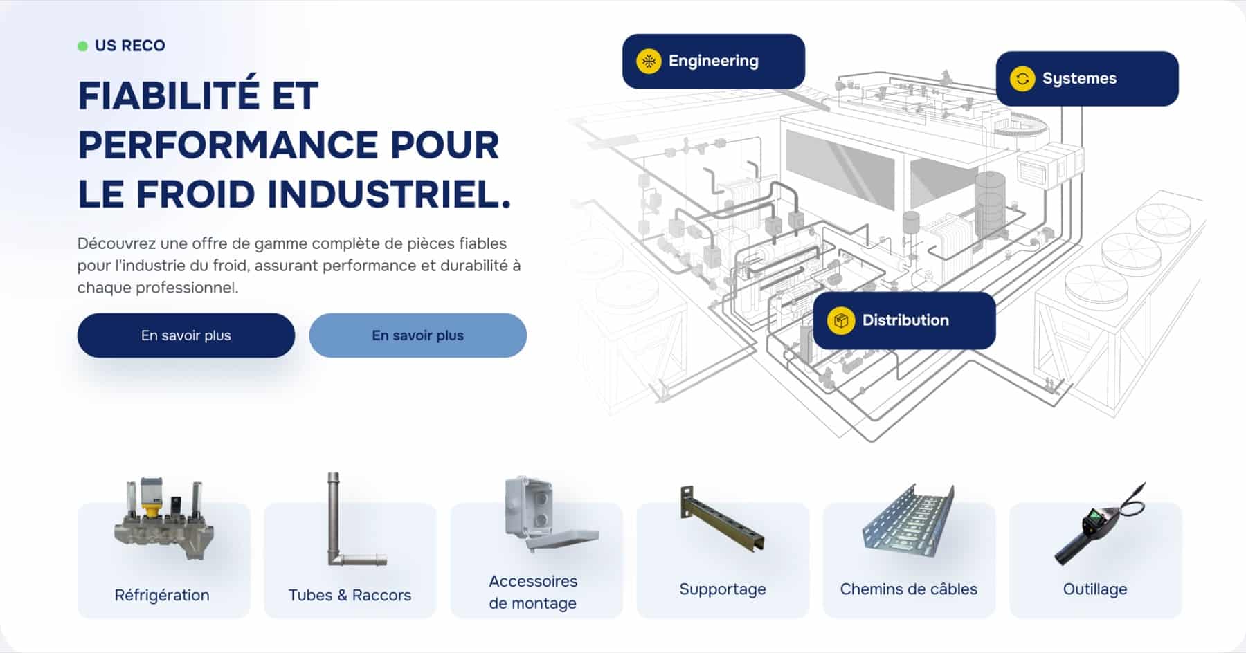 US Reco — transformation e-shop industriel