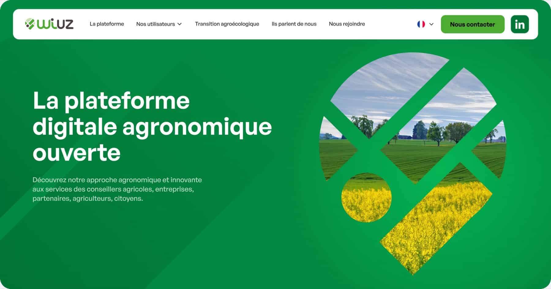 Wiuz — refonte site agritech
