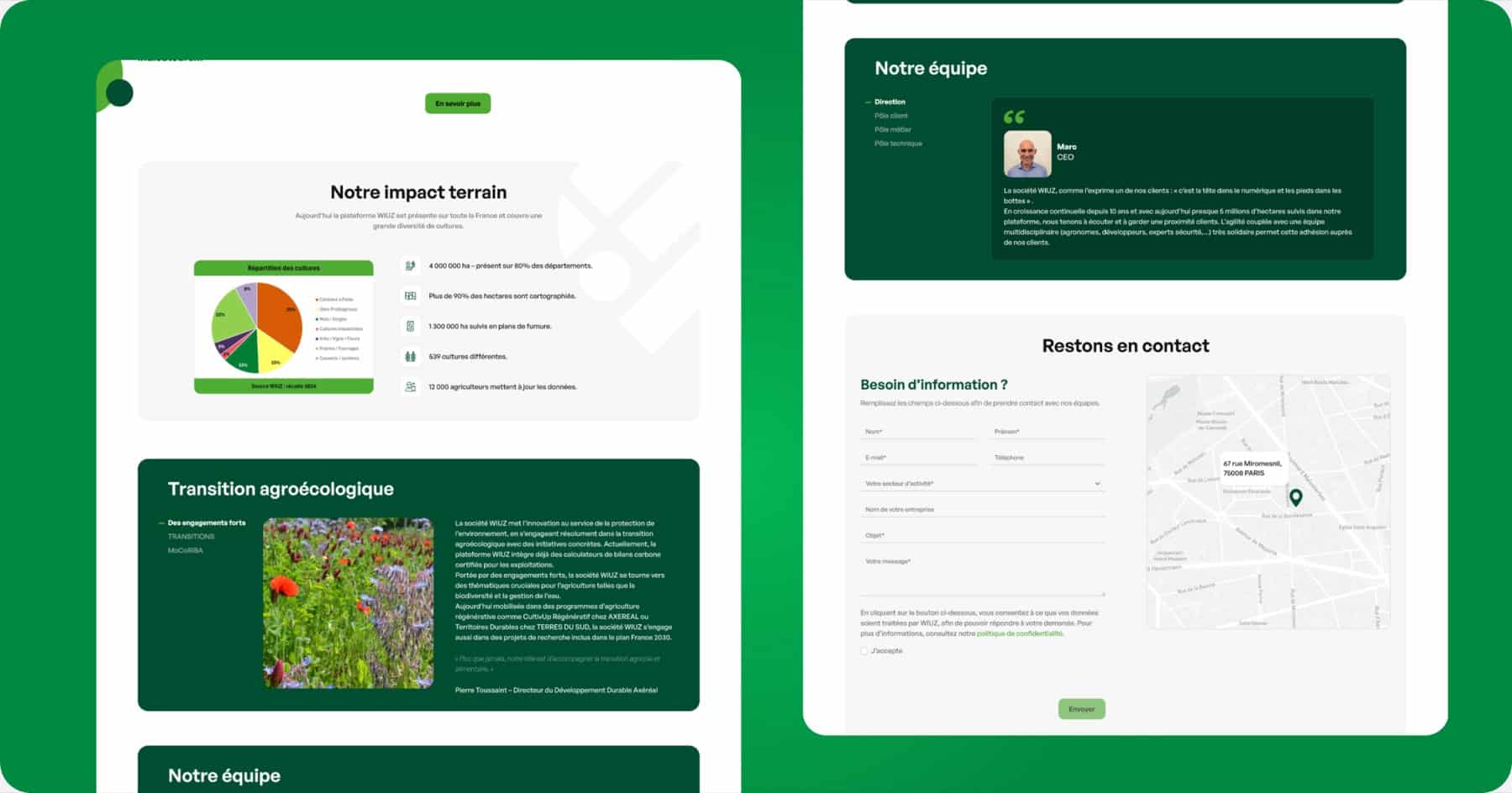 Wiuz — refonte site agritech